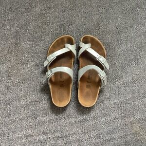 Birkenstock Gray Double Strap Sandals